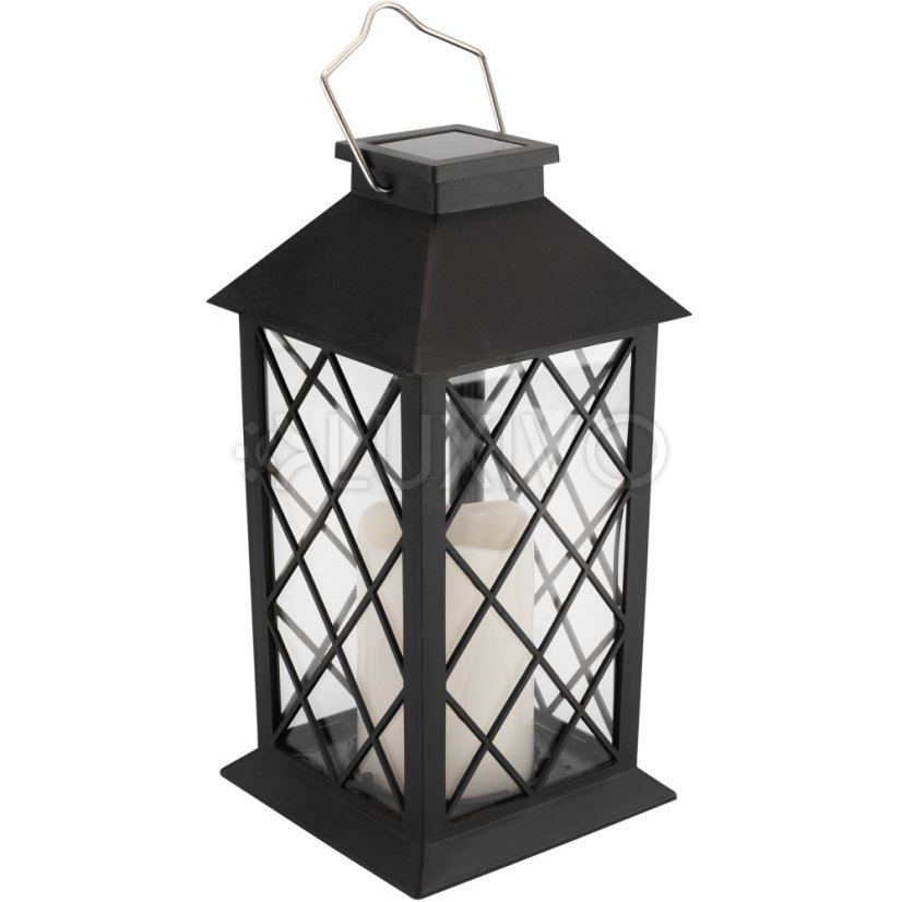 LED solárna záhradná lampa LIRIO Závesná lucerna 28cm LUMILED