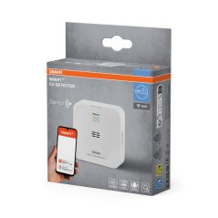 Inteligentný bezdrôtový senzor oxidu uhoľnatého alarm 85dB biely Osram SMART WiFi 2.4GHz