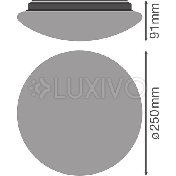 LED stropný plafón SURFACE CIRCULAR 25 cm 13W 960lm 4000K IP44 LEDVANCE