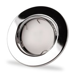 Svietidlo HALOGEN na zapustenú montáž Pohyblivé okrúhle svietidlo AURELI Chrome Sheet MR16 GU10