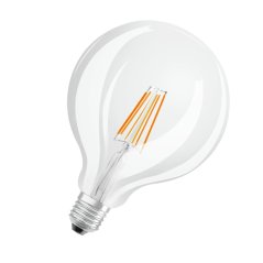 LED žiarovka G124 Sphere E27 11W = 100W 1521lm 2700K Warm CRI90 300° Stmievateľné vlákno SUPERSTAR PLUS CLASSIC Osram