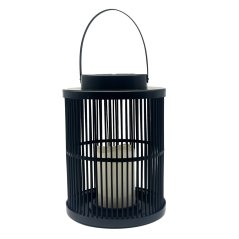 Solárny lampáš čierny so súmrakovým senzorom Fascino Sanico Goldlux