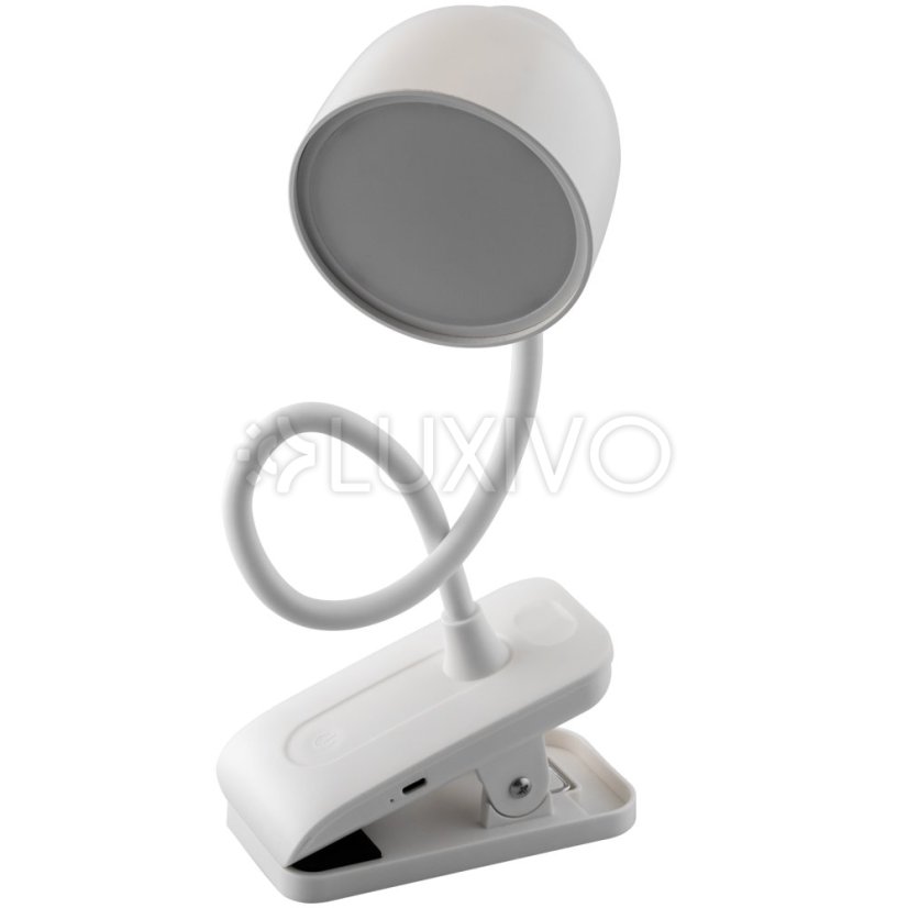 LED stolová lampa 5W CCT kresliarska školská TESA 2 biela LUMILED