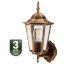 Vonkajšie svietidlo E27 Záhradná nástenná lampa Patina BELLIS LUMILED