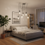 Závesná stropná lampa ARANE pavúk 6 ramien pre LED 6x E27 LUMILED