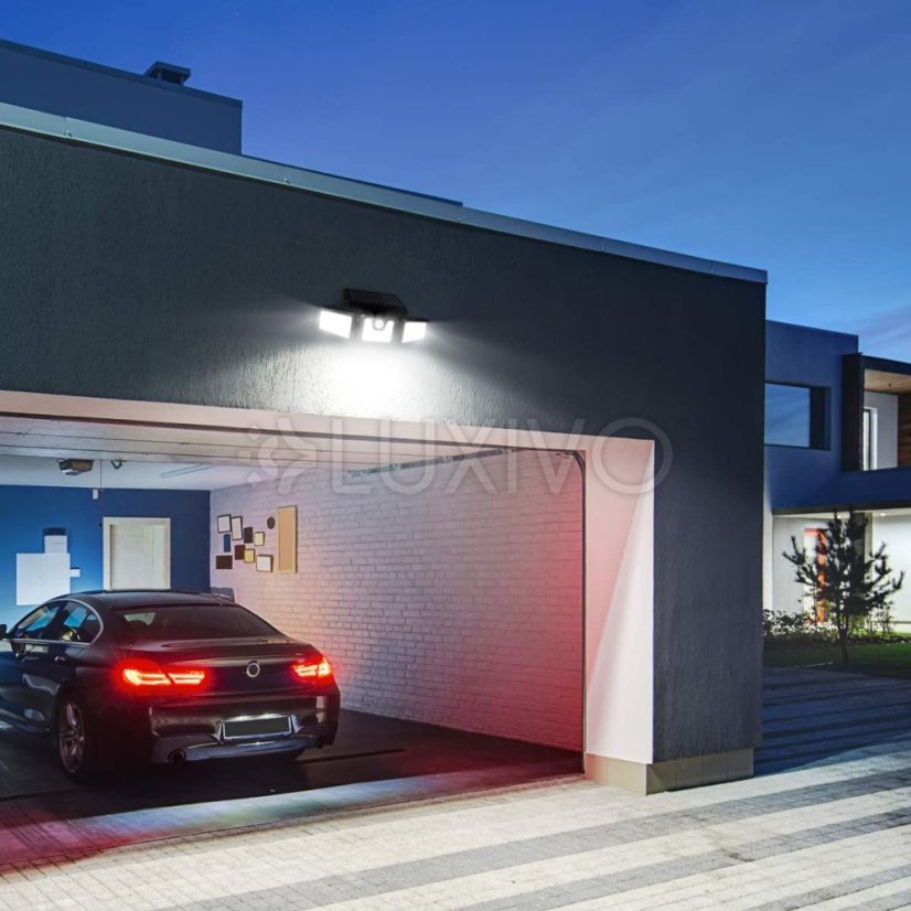 Solárne svetlomety 74x LED 15W 450lm Studený senzor pohybu IP65