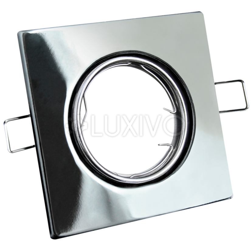 3x Zapustené svietidlo + 3x LED žiarovka 3, 5W 250lm 3000K teplá chróm OLIN Sanico Goldlux