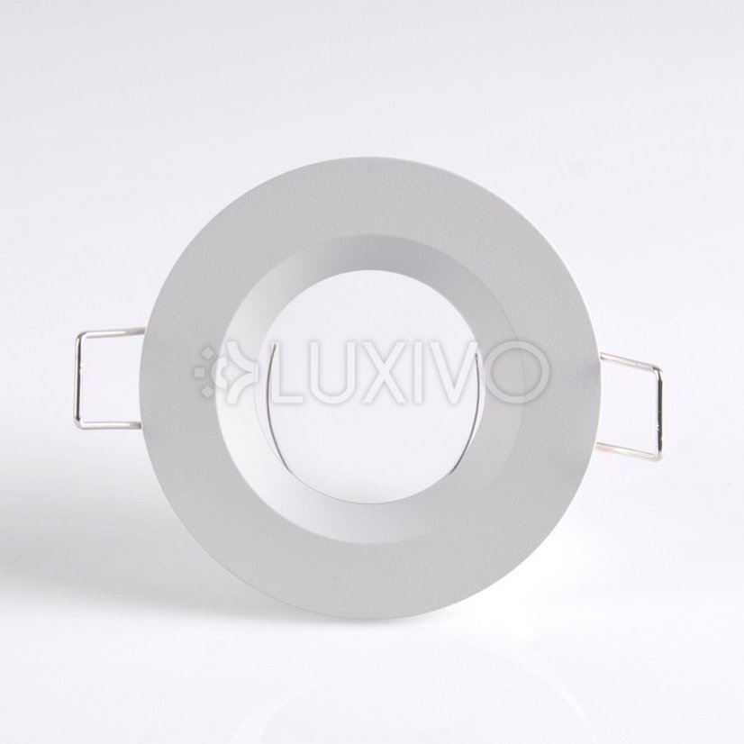 BORAS MR16 IP44 GOLDLUX (Polux) Okrúhle biele matné svietidlo na zapustenie