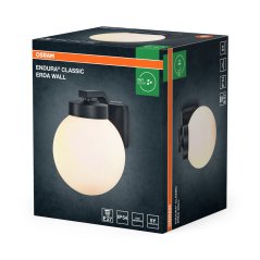 Vonkajšie nástenné svietidlo záhradné svietidlo elevačné vonkajšie E27 sivý IP54 Endura Osram