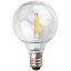 Solárna záhradná girlanda 30x LED dekoračné guličky 15, 05m 2700K teplá biela + diaľkové Lumiled