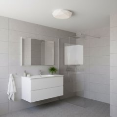 LED plafón stropný 17W 1300lm 4000K neutrálna 120° biely IP44 SELINA Goldlux