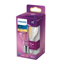 LED žiarovka E27 A60 8,5W = 75W 1055lm 2700K Teplé vlákno PHILIPS