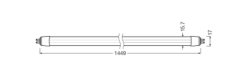 LED žiarovka T5 G5 26W 4000lm 4000K neutrálna 180° 145cm Ledvance