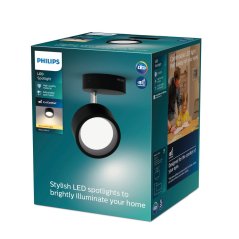Nástenné svietidlo LED 5,5W 550lm 2700K Black Brother Philips