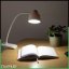 LED stolová lampa 5W CCT kresliarska školská TESA 2 biela LUMILED