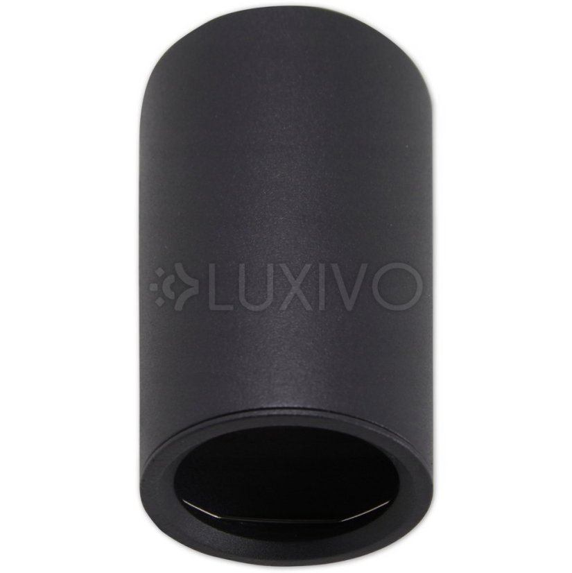 LED svietidlo HALOGEN na povrchovú montáž Pevné guľaté stropné svietidlo GU10 čierne