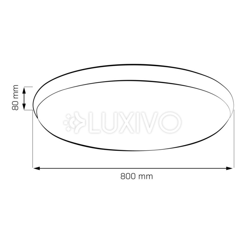 Plafón LED svietidlo stropné 80W 9200lm CCT 120° biely čierny diaľkový ovládač stmievateľná Kern Sanico Goldlux