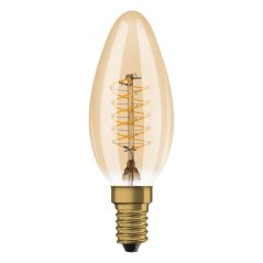 Dekoratívna LED žiarovka B35 Candle E14 3,4W = 25W 250lm 2200K Warm 320° Filament Dimmable Vintage 1906 Osram