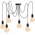 Závesná stropná lampa ARANE pavúk 6 ramien pre LED 6x E27 LUMILED