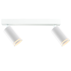 Nástenné a stropné bodové svietidlo 2x GU10 White PARIS Sanico Goldlux