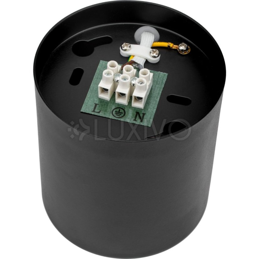 HALOGEN Hliníkové svietidlo na povrchovú montáž Black SPOT TUBA 10cm pre LED GU10 Bellalux