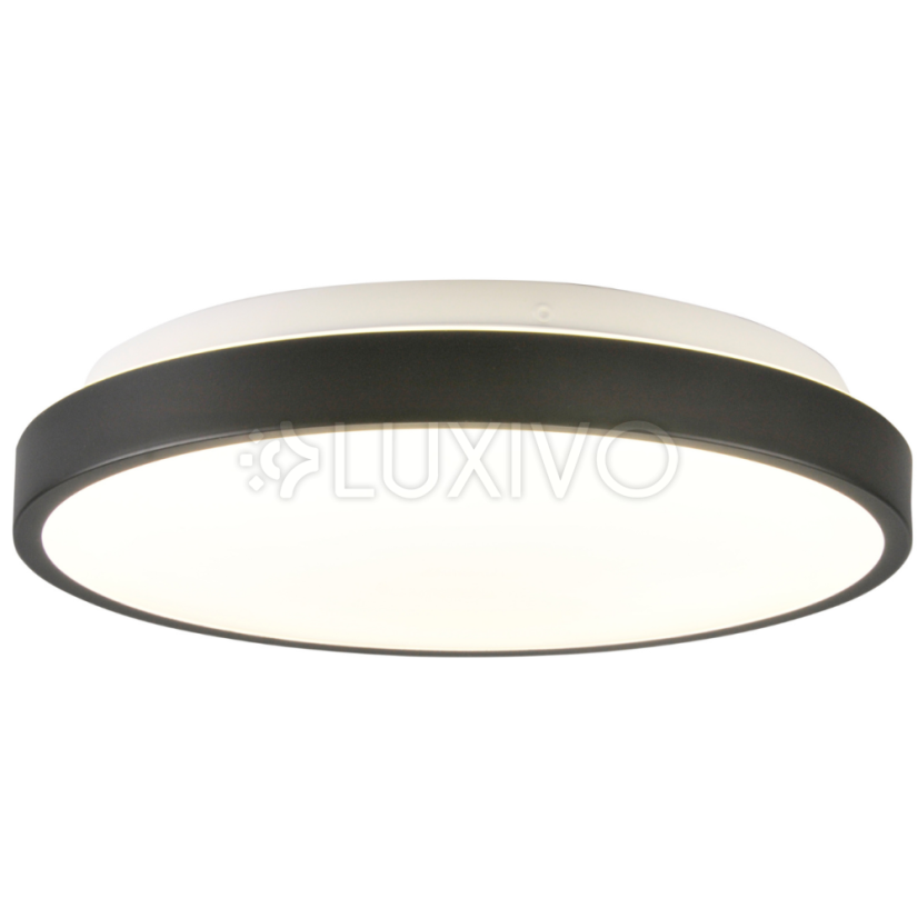 LED plafón stropný 15W 1600lm 4000K neutrálna 120° biely čierny Kern Sanico Goldlux