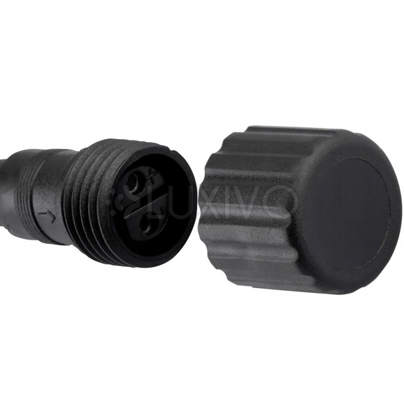 Záhrada Girland Vonkajšie osvetlenie Reťaz 15,2 m 30x LED okrasné korálky 3000K + diaľkové ovládanie DOLLIS LUMILED