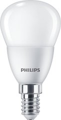 LED žiarovka guľová E14 P45 4,9W = 40W 470lm 2700K teplá mliečna PHILIPS
