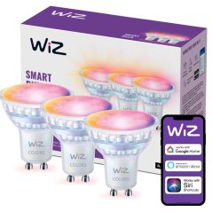 3x LED GU10 Reflector PAR16 4,7W = 50W 345lm 2200-6500K RGB + TW Smart SMART WiFi Bluetooth App WiZ