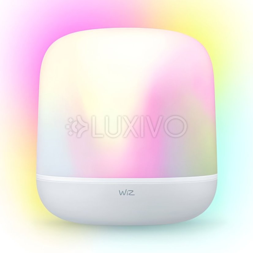LED stolová lampa nočná 9W 620lm 2200-6500K RGB + TW 16cm Smart SMART WiFi Bluetooth App Hero WiZ