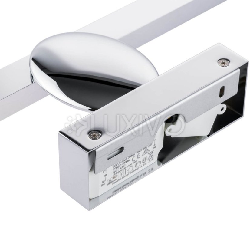 SIRIUS Nástenné svietidlo Chrome LED 12W Nástenné svietidlo 60cm Moderné ProVero