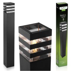 Záhradný vonkajší stojaci LED stĺp E27 12W TAXUS 2 60cm LUMILED