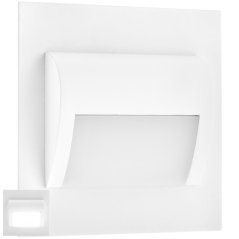 Decorus 9 LED 1,2W schodiskové svietidlo biele PROVERO studené