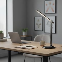 Školská stolná lampa Jowi Y1096 čierna teplá 9W stolná lampa GOLDLUX (Polux)