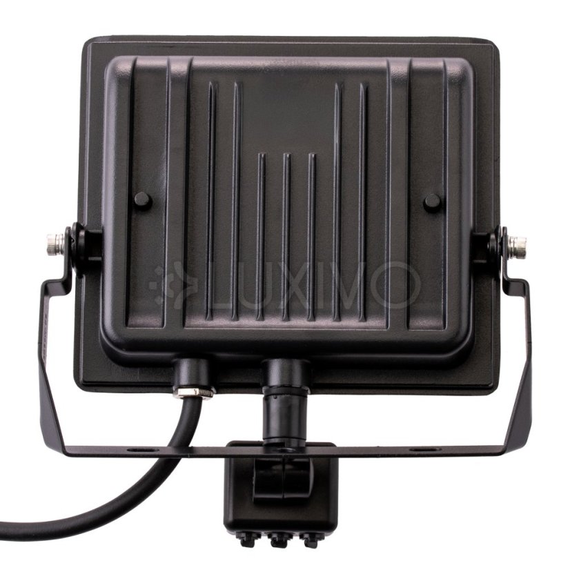 LED reflektor ZUNA2 50W 4500lm 6500K IP44 Black Senzor pohybu LUMILED