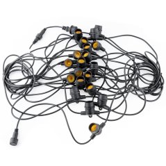 Záhradná svetelná reťaz Girland Outdoor 20m 40xE27 NARCI LUMILED