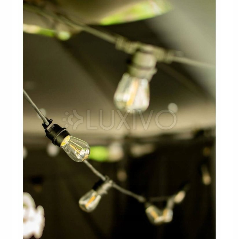 5-PAK LED žiarovka E27 ST14 1W = 10W 2700K Warm 100lm vlákno pre Girland LUMILED