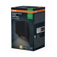 Vonkajšie nástenné svietidlo LED 5W 320lm 3000K teplá biela sivé IP54 Endura Osram