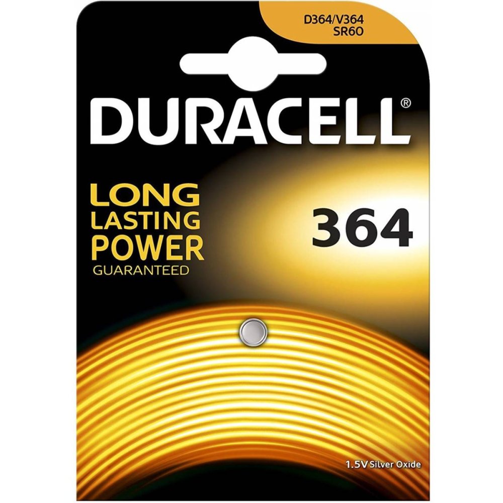 DURACELL SILVER BATÉRIA D 364 SR60 G1 Blister 1ks.