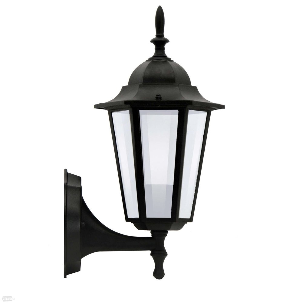 Záhradné nástenné svietidlo LIGURIA-LT Top 1xE27 Black - GOLDLUX (Polux)