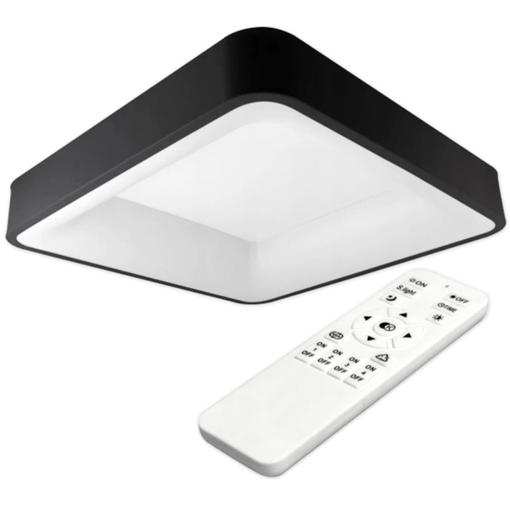 GALAXIS ARIES 54W 3000K-6500K LED stropné svietidlo čierne + diaľkové ovládanie