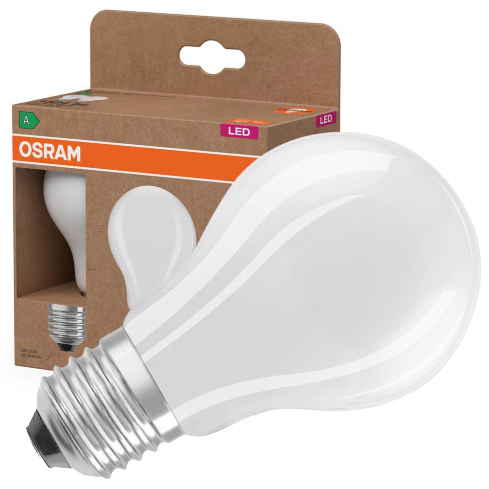2x LED žiarovka A60 E27 7,2W = 100W 1521lm 2700K Warm 300° Filament CLASSIC ENERGETIC EFFICIENCY Osram
