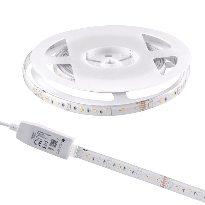 E-shop LED pásik WiFi Tuya 8W 680lm 3000-6000K RGBW CCT 120° IP65 stmievateľný WiFi SMART Sanico Goldlux