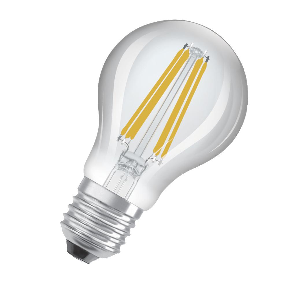 E-shop LED žiarovka E27 A60 7,2W = 100W 1521lm 3000K Warm 300° Filament LEDVANCE Ultra Efficient