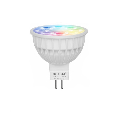 LED žiarovka GU5.3 MR16 4W 280lm CCT RGB 12V MI-LIGHT Wi-Fi - FUT104