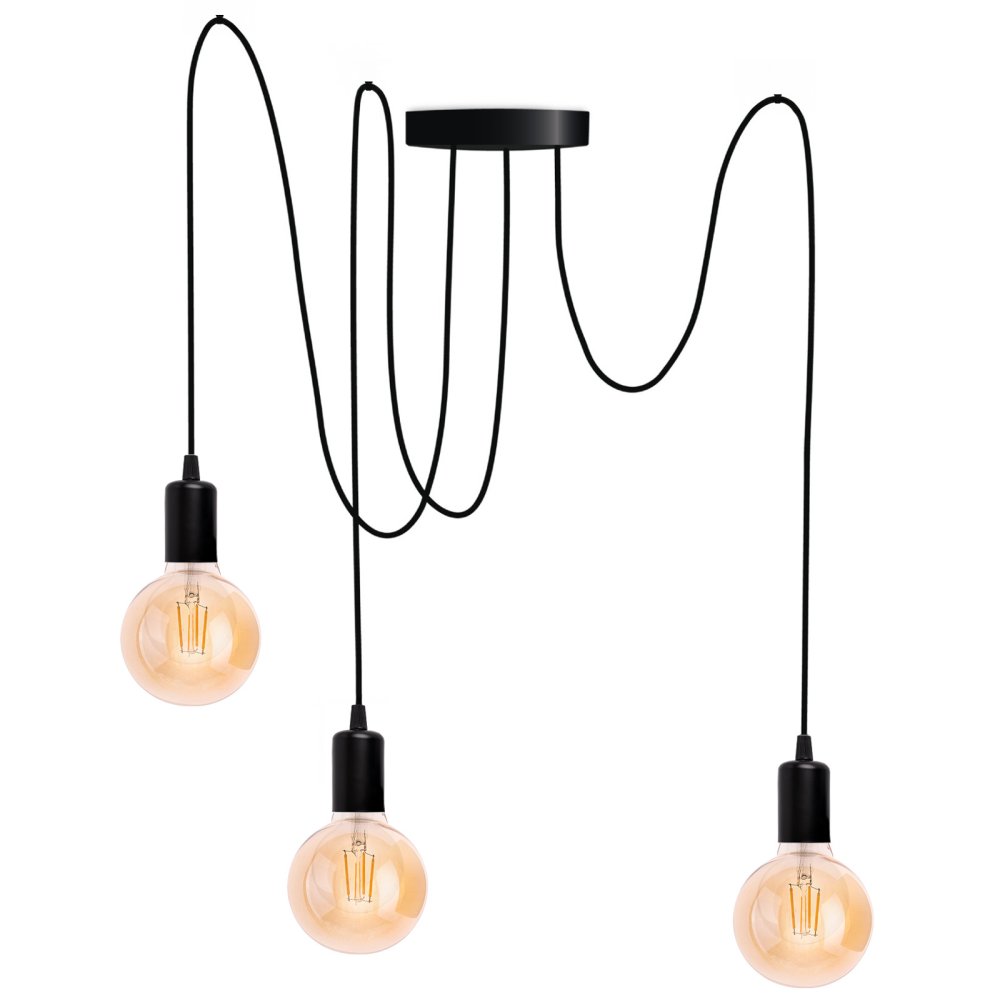 E-shop ARANE PAZYK 3-ramenné stropné závesné svietidlo pre LED 3x E27 LUMILED
