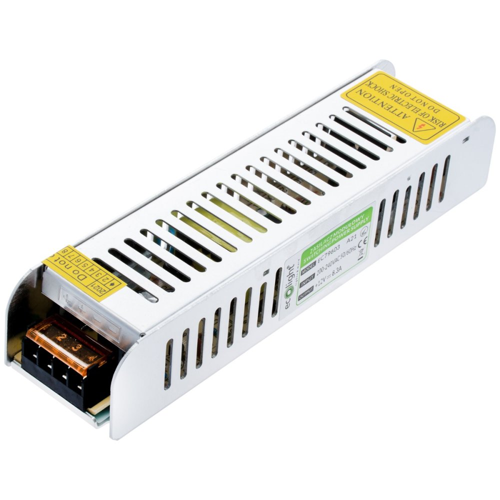 SLIM MODUL napájací zdroj 100W 12V DC 8,33A IP20