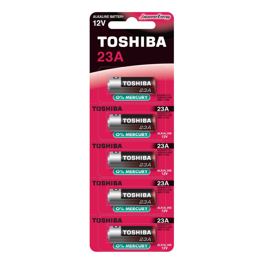 TOSHIBA 23A 12V MN21 V23GA Alkalické batérie Blister 5 kusov