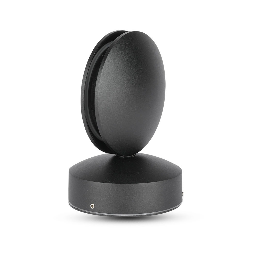 LED nástenné svietidlo 7W 3000K IP65 Otočné o 360° čierne VT-707 V-TAC
