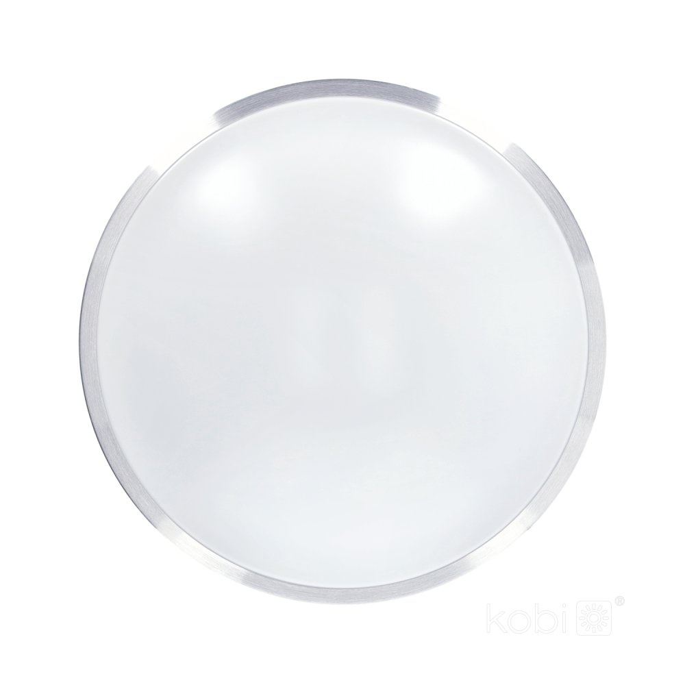 E-shop Stropný nástenný plafón LED E27 chróm Romeo Kobi